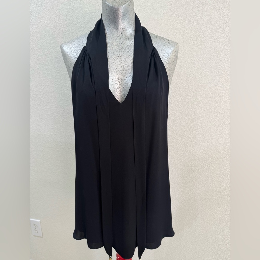Milly Black Halter Top